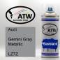 Preview: Audi, Gemini Gray Metallic, LZ7Z: 400ml Sprühdose, von ATW Autoteile West.